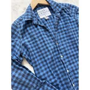 Frank & Eileen Blue Checkered Button Down Shirt